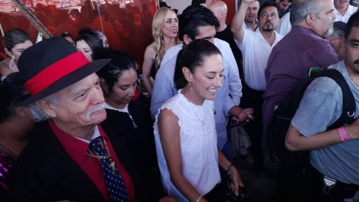 Sheinbaum Baila Al Ritmo De Juan Gabriel En Ciudad Ju Rez