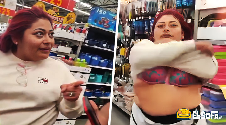 Lady Aurrera Mujer Se Quita Ropa Tras Robar Tienda VIDEO