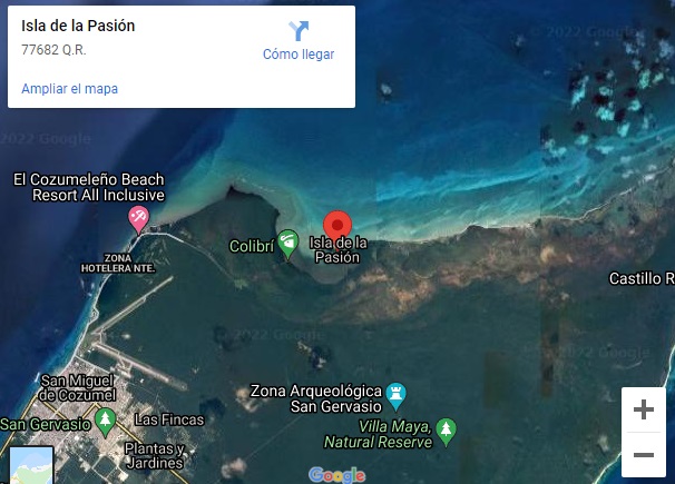 ¿Cómo llegar a Isla Pasión?