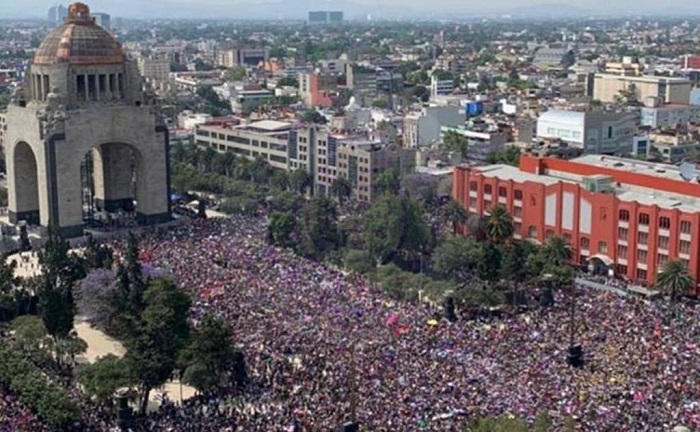  8M. Así se vivió marcha del Día de la Mujer en México 
