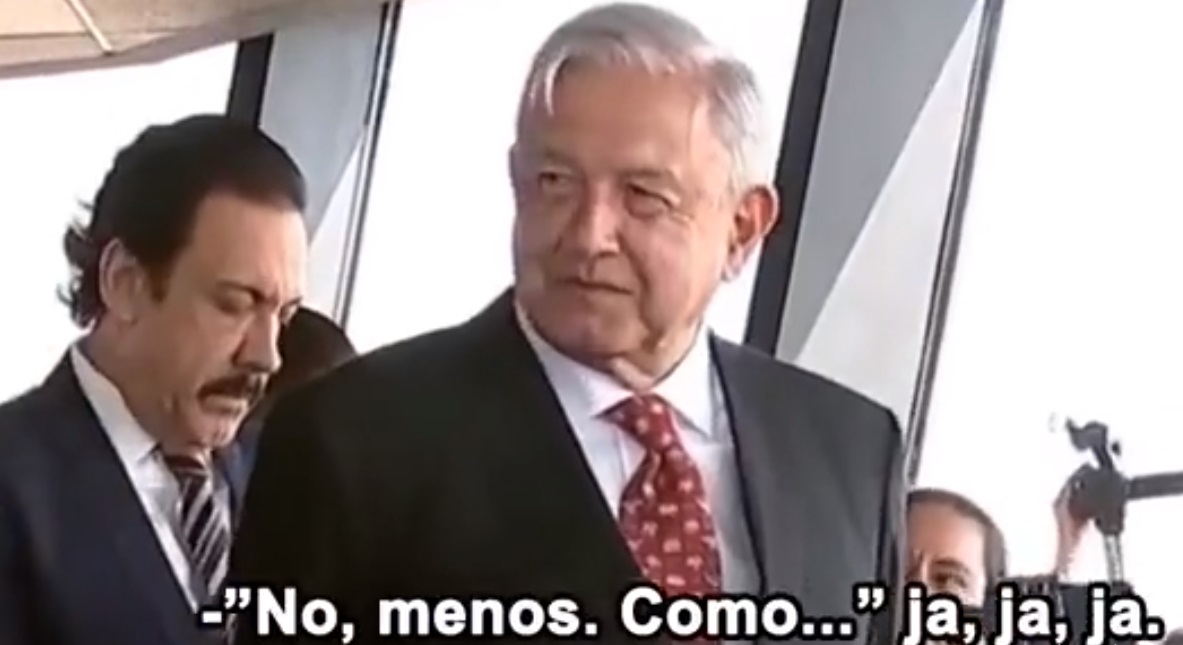 ¿Cómo reaccionó AMLO a broma sobre Peña Nieto?