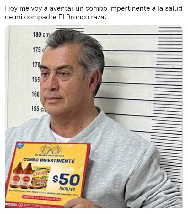 Memes de la detención de El Bronco