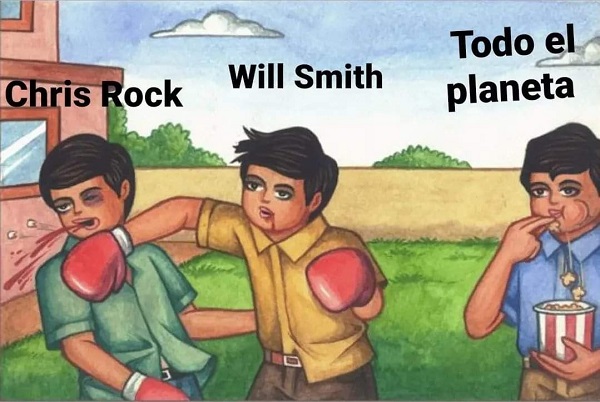Memes de Will Smith golpeando a Chris Rock