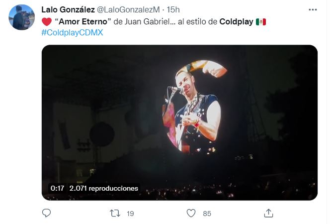 Coldplay conquista a internet con homenaje a Juan Gabriel