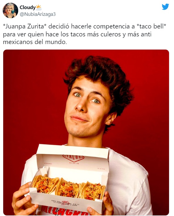 Los memes a Juanpa Zurita por su taquería