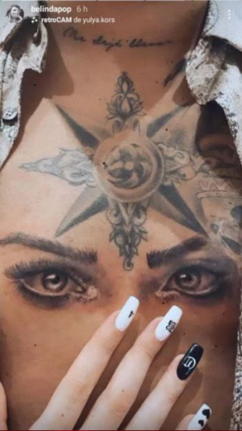 ¿Qué pasó con el tatuaje de los ojos de Belinda?