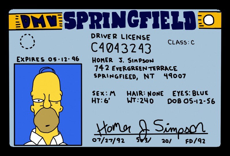 Licencia de Homero Simpson