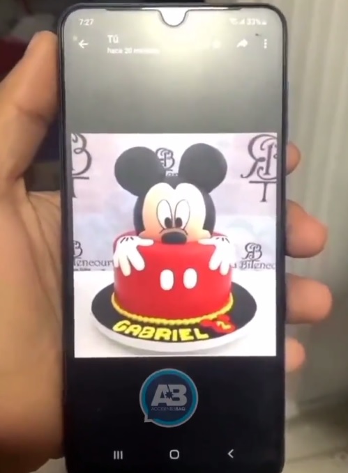 Repostera del pastel de Mickey Mouse se defiende de críticas