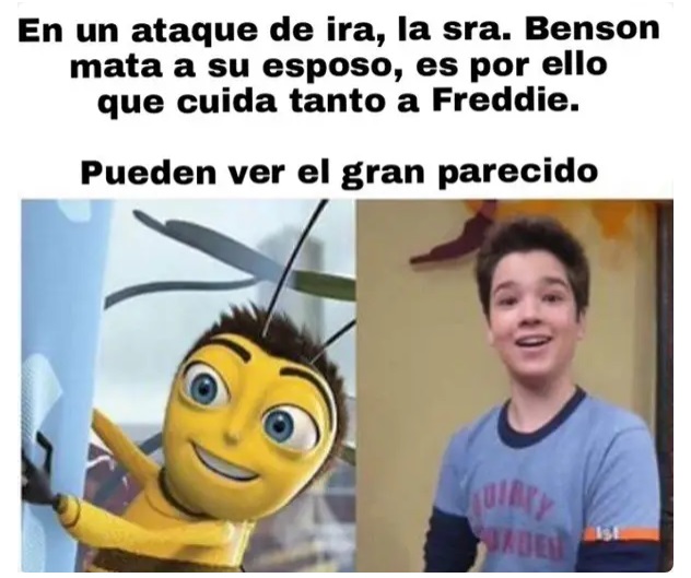 ¿Abeja de Bee Movie es el papá de Freddie de iCarly?