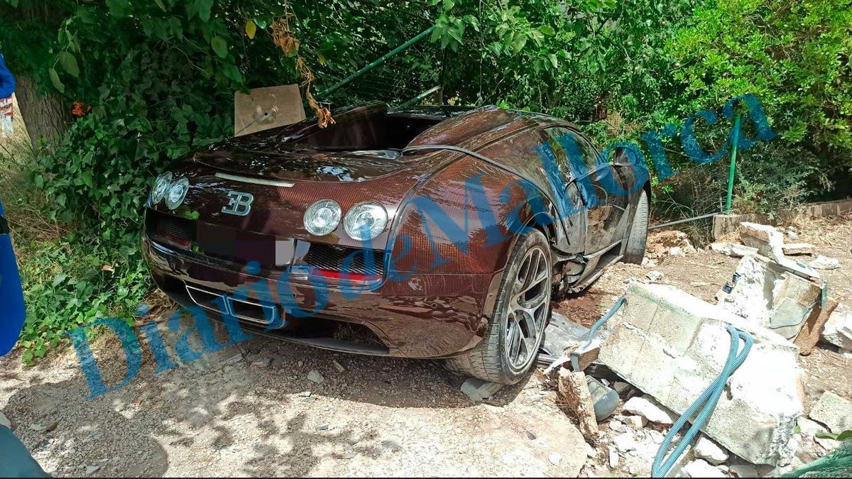 Investigan choque del Bugatti de CR7