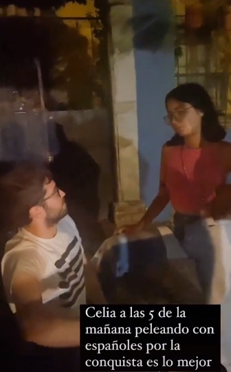 Video de joven peleándose con unos españoles se hace viral