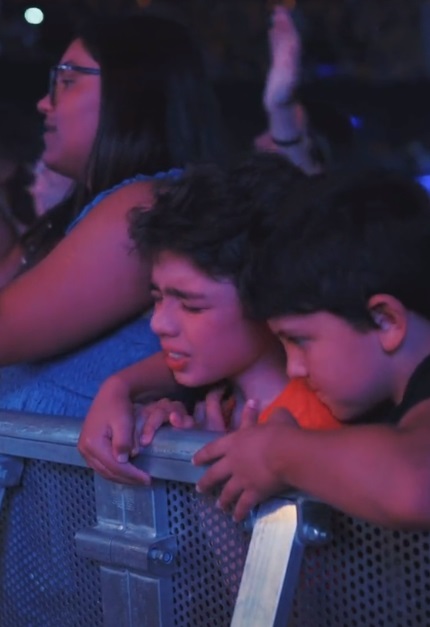 Niñito llorando en concierto de Sebastián Yatra se hace viral