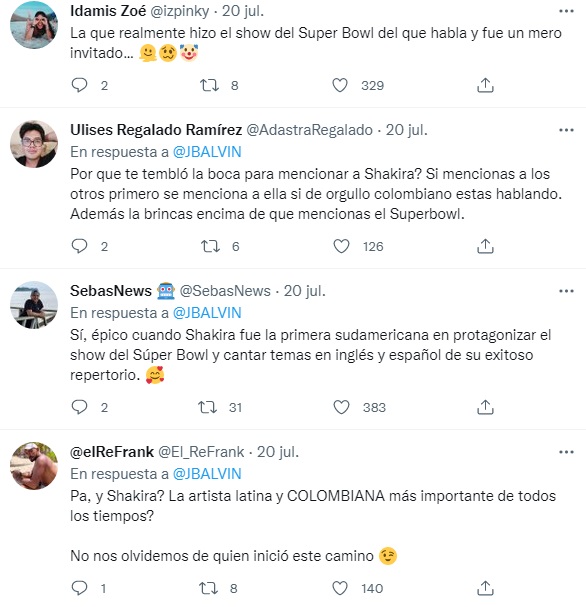 J Balvin ignora a Shakira en video sobre Colombia