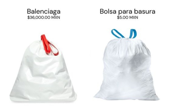Balenciaga vende bolsa de basura