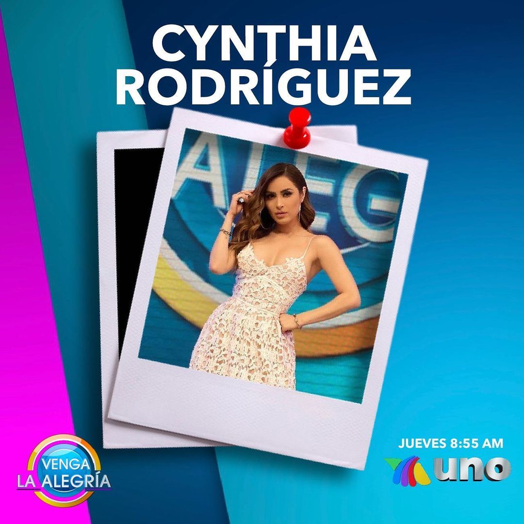 Cynthia Rodríguez anuncia salida de Venga la Alegría |VIDEO