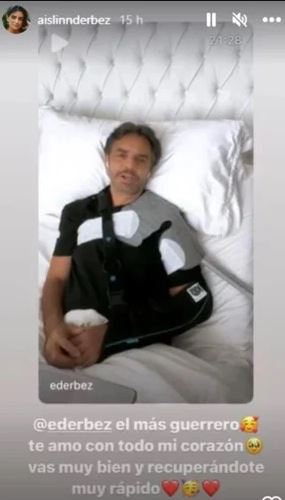 Aislinn Derbez envía mensaje a Eugenio Derbez tras accidente