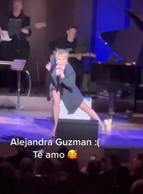 ¿Cómo está Alejandra Guzmán tras sufrir caída en pleno concierto?