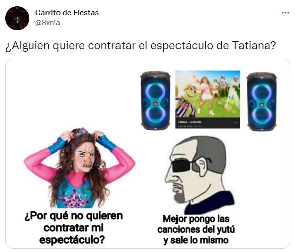 Precios para contratar a Tatiana provocan memes