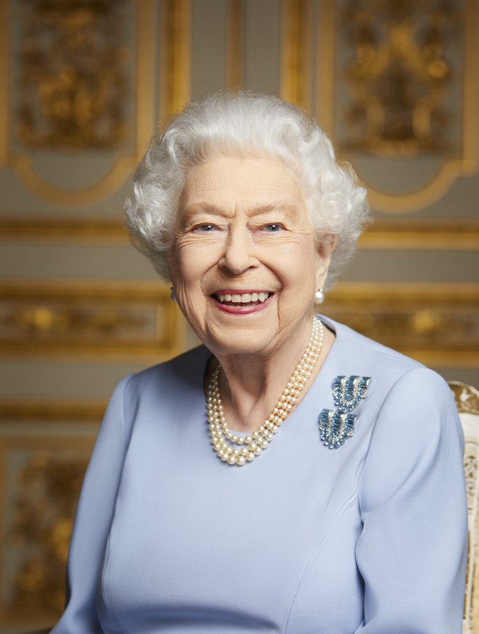 La última foto oficial de Isabel II