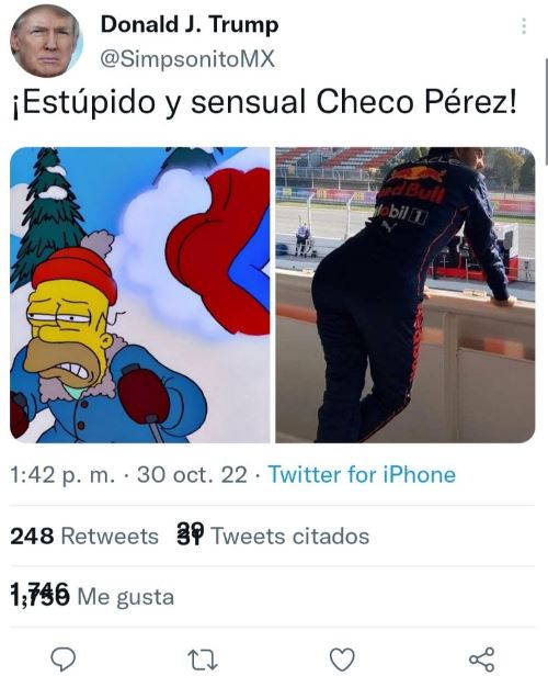Estúpido y sensual Checo Pérez