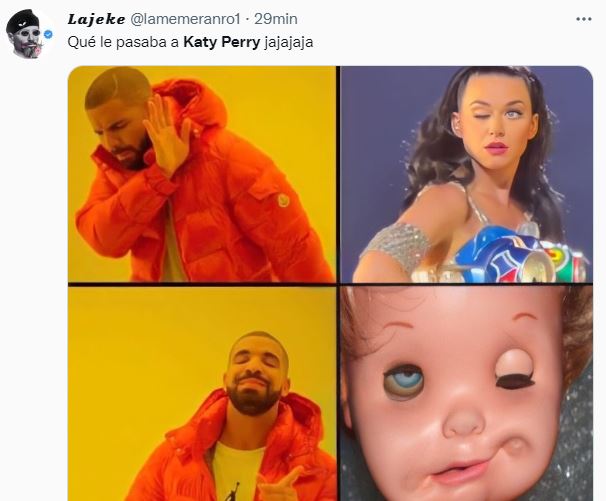 Memes del parpadeo de Katy Perry