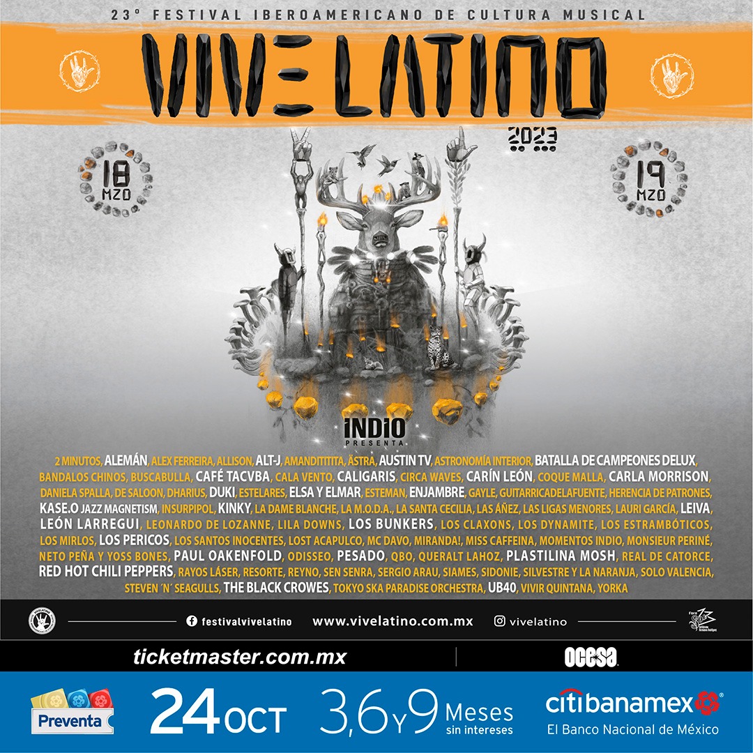 ¿Qué artistas vienen al Vive Latino 2023?