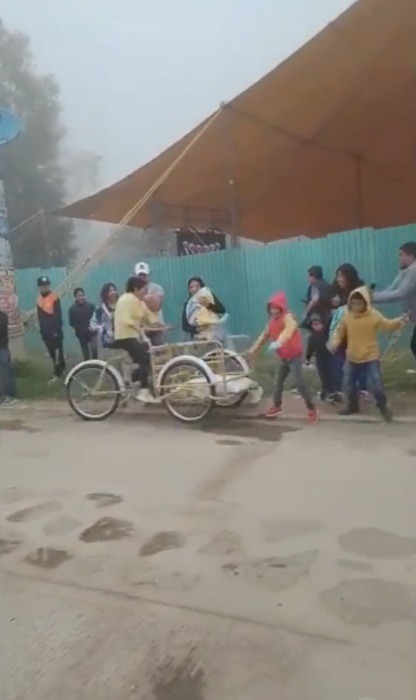 Video de personas atropelladas por triciclo se vuelve viral