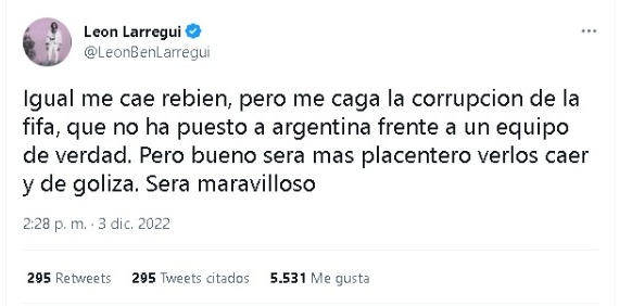 León Larregui acusa corrupción en la FIFA