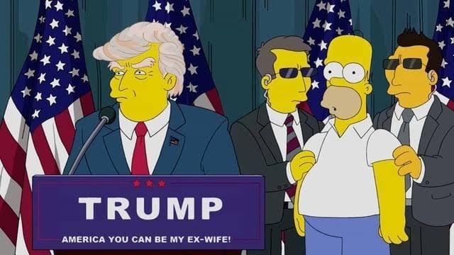 Los Simpson Trump presidente