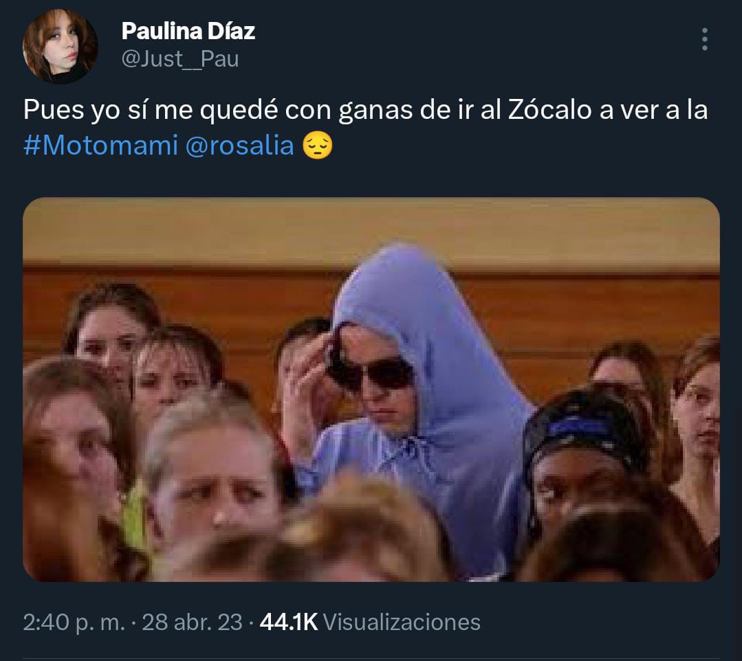 Meme de Rosalía: personas que no pudieron ir al concierto