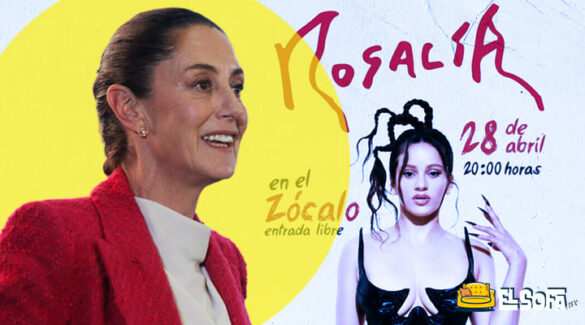 Sheinbaum anuncia concierto de Rosalía en Zócalo de CDMX