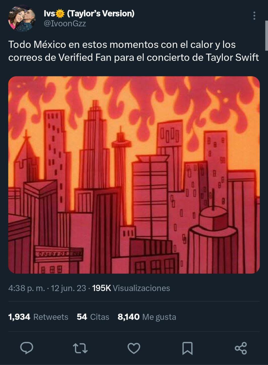 ola de calor en México Taylor Swift