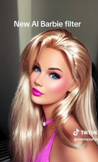 Conoce el filtro de Barbie en TikTok