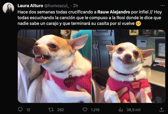 Rauw Alejandro dedica canción a Rosalía y desata memes