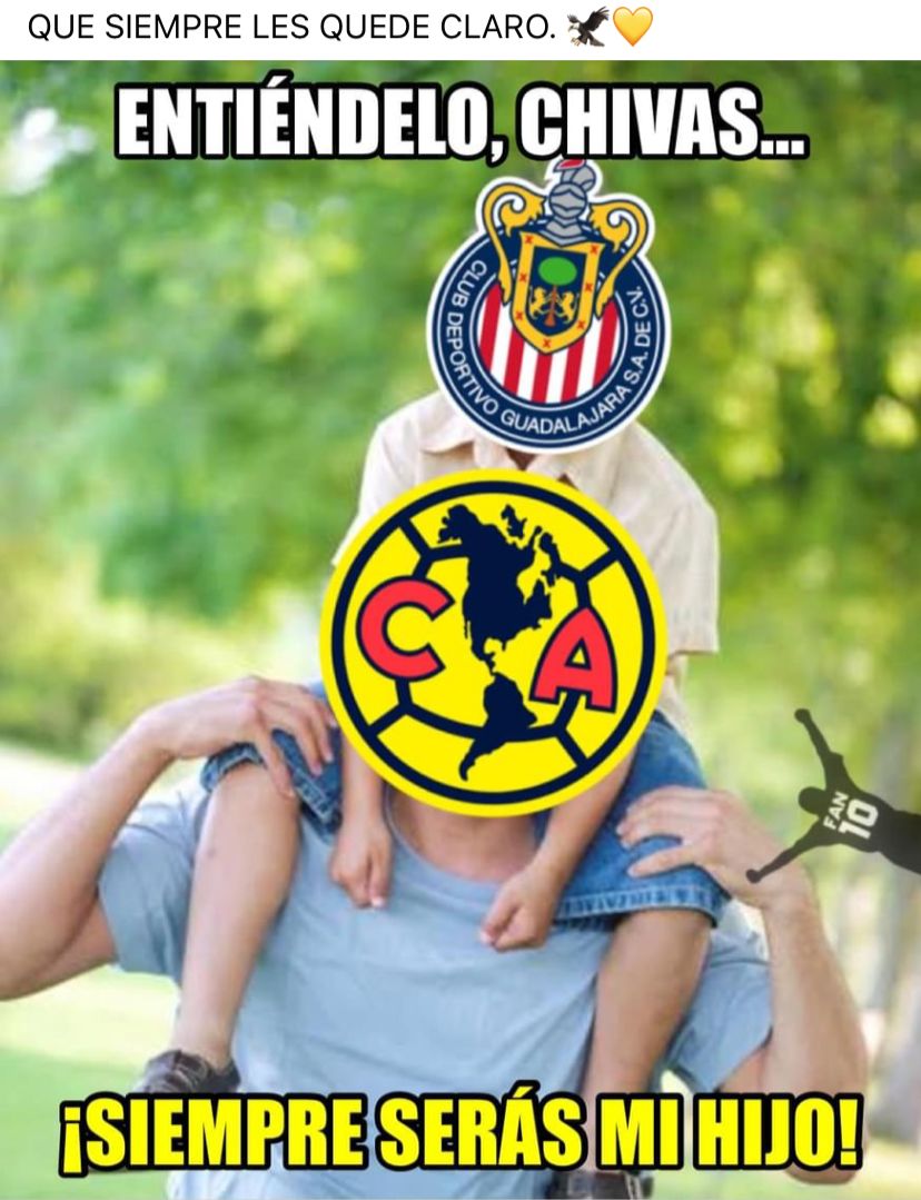 Memes sobre victoria del Club América