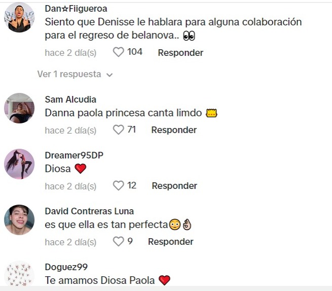 Usuarios reaccionan a Cover de Danna Paola