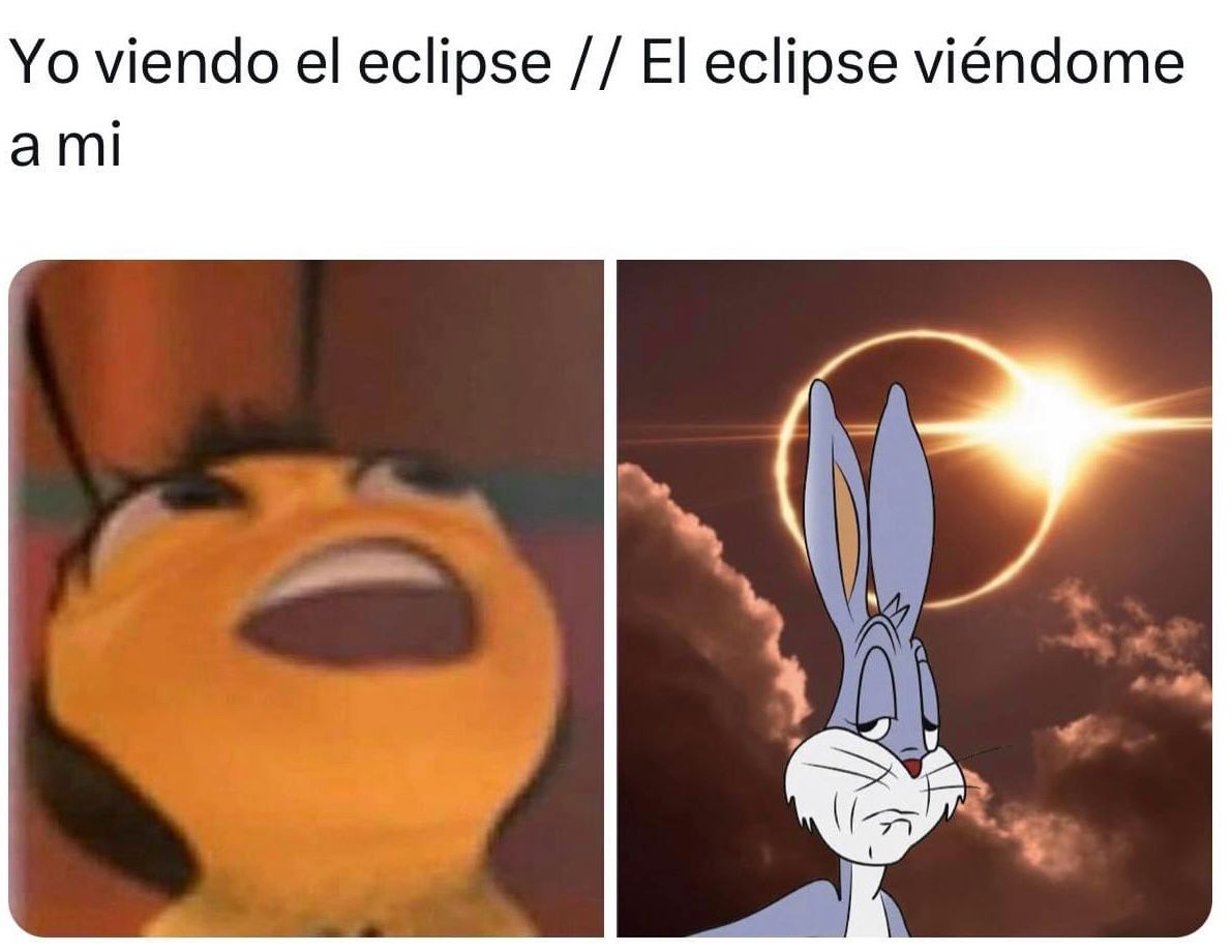 Mejores memes del eclipse solar