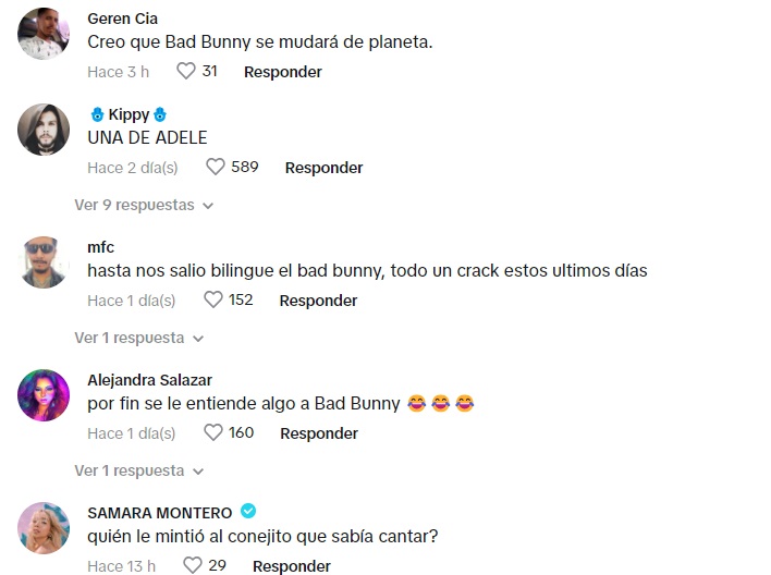 Comentarios sobre video de Navidad de Bad Bunny