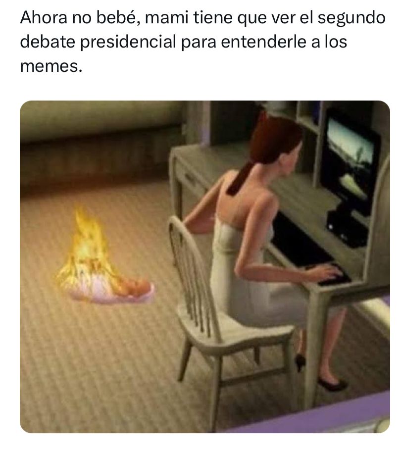 Memes sobre el segundo debate presidencial