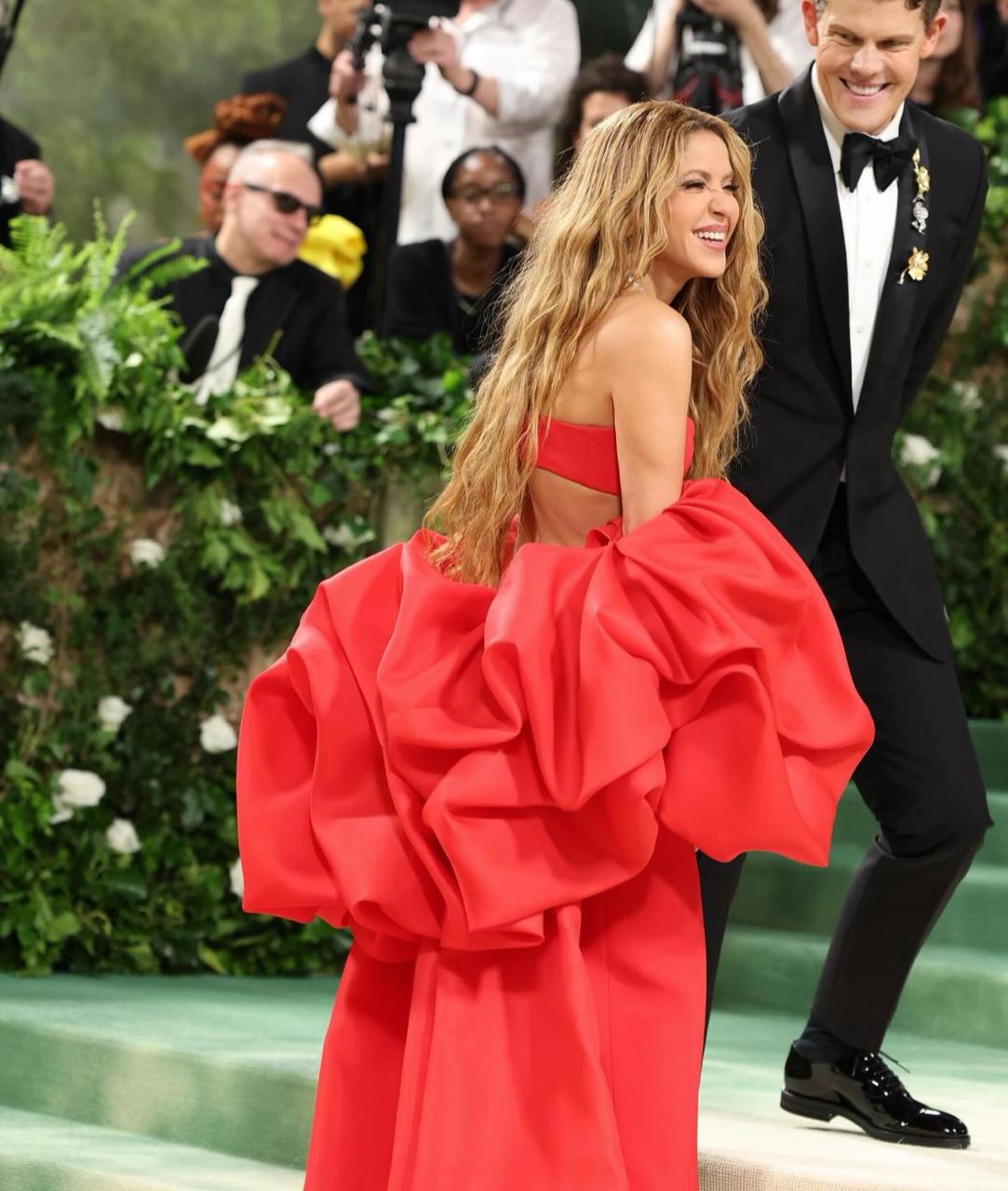 Shakira fue a la Met Gala acompañada de Wes Gordon 