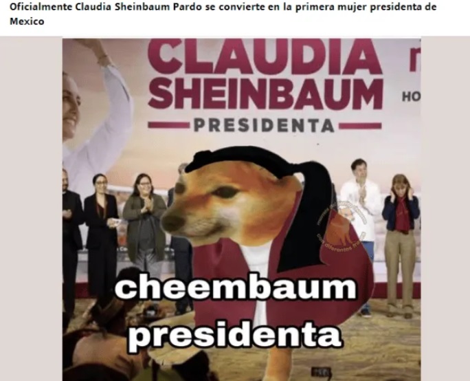 Claudia Sheinbaum triunfa y le hacen memes