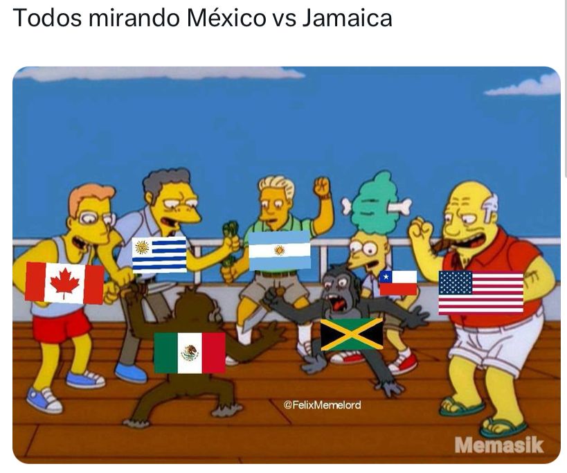 memes de México vs Jamaica 