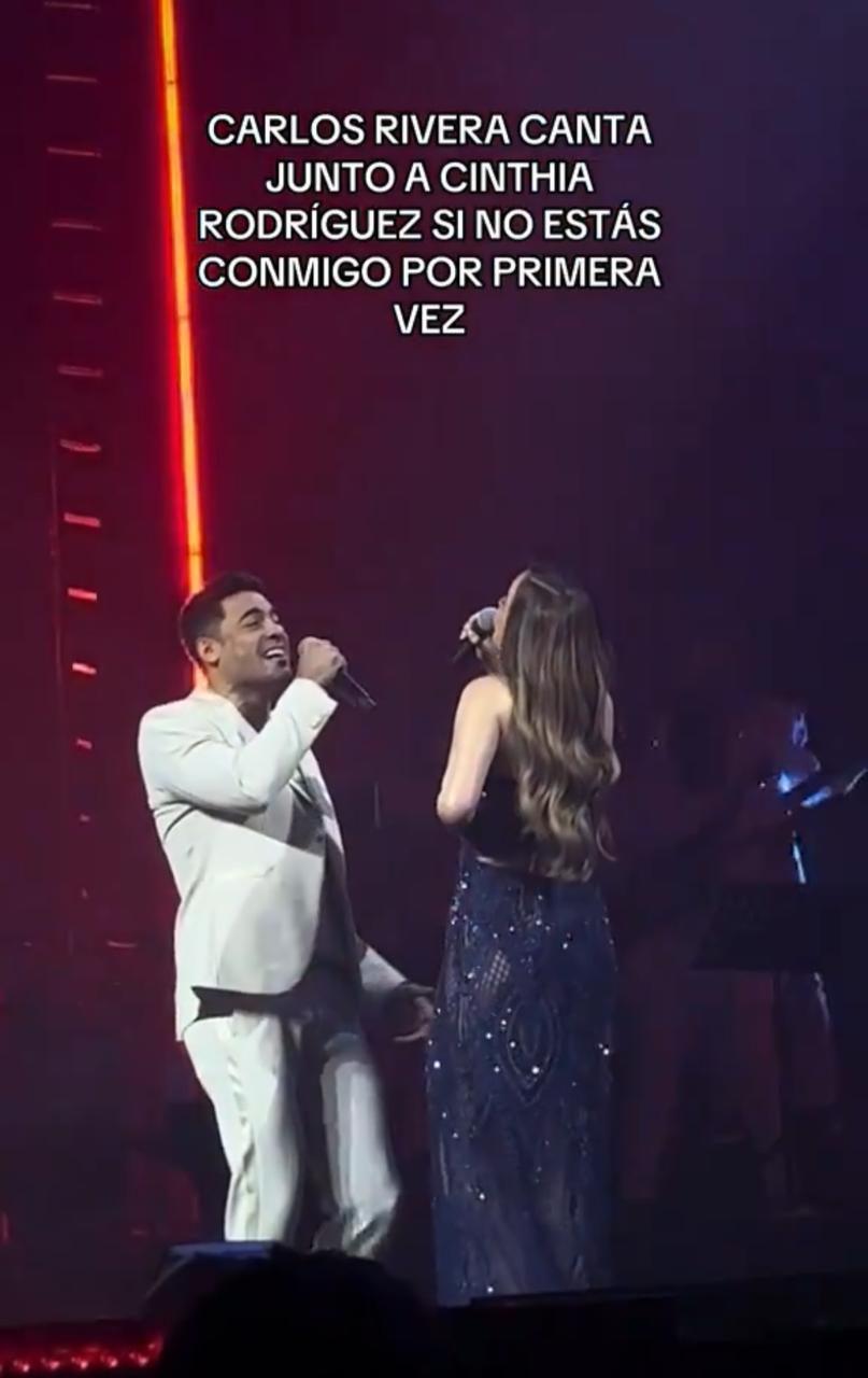 Carlos Rivera y Cynthia Rodríguez cantan en dueto