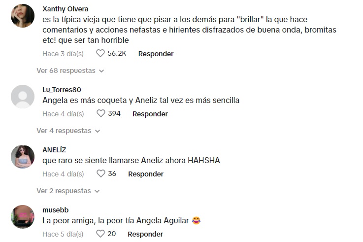 Reacciones sobre declaración de Ángela Aguilar