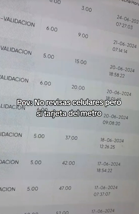 Mujer revela cómo descubrir infidelidad con tarjeta del Metro