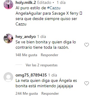 Redes hablan de estilo de Ángela Aguilar similar a Cazzu