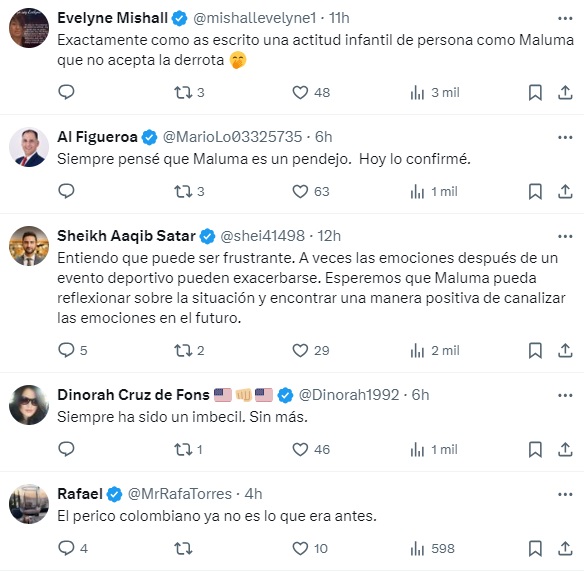 Reacciones sobre pelea de Maluma con fans