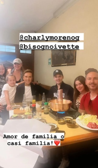 Presentación de Charly Moreno como novio de Daniel Bisogno