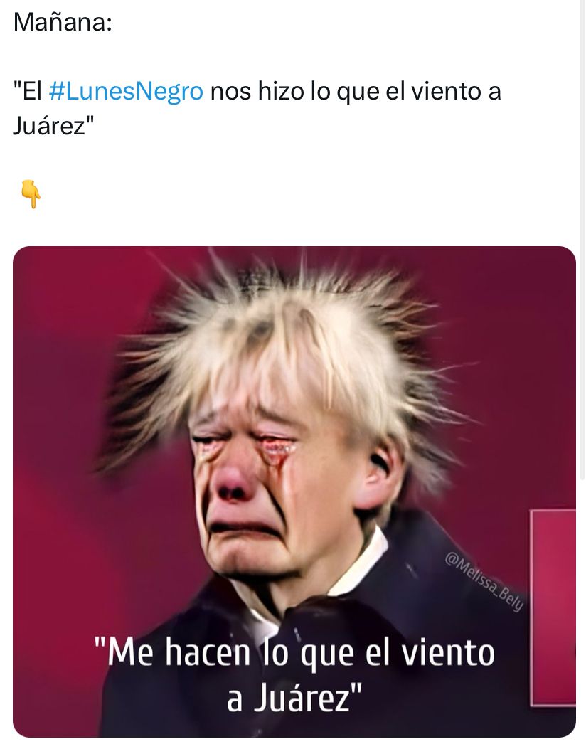 memes de lunes negro afecta a naciones