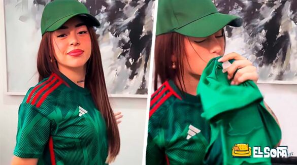 Nicki Nicole besa playera de la Selección Mexicana |VIDEO